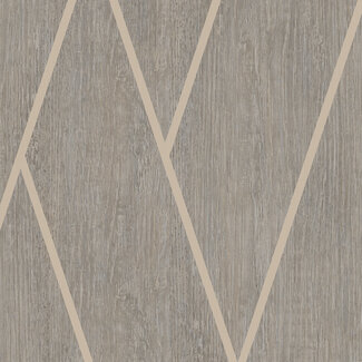 Dutch Wallcoverings Dutch Wallcoverings - Brut- hout/visgraat bruin - M757-18