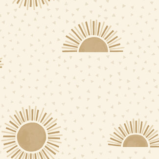 Dutch Wallcoverings Dutch Wallcoverings - Dream Catcher- Sunbeam Beige/Gold - 13322