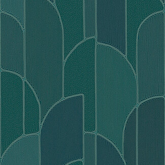 Dutch Wallcoverings Dutch Wallcoverings - Exclusive Threads Arch Forest Green - TP422936