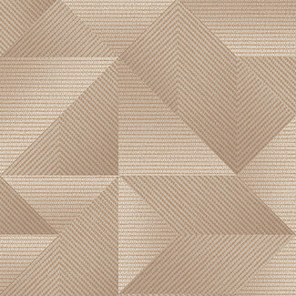 Dutch Wallcoverings Dutch Wallcoverings - Exclusive Threads Geometric Biscuit - TP422974