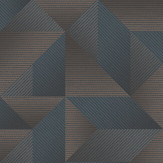 Dutch Wallcoverings Dutch Wallcoverings - Exclusive Threads Geometric Blue - TP422977