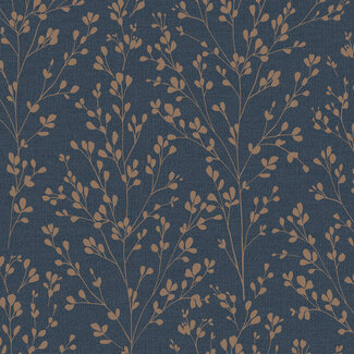 Dutch Wallcoverings Dutch Wallcoverings - Omura- Calluna donkerblauw - A71404