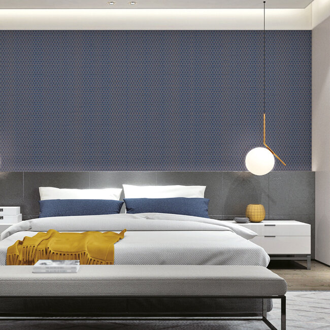 Dutch Wallcoverings Dutch Wallcoverings - Tapestry Loop Plain Purple - Vliesbehang - 10m x 53cm - TP422805