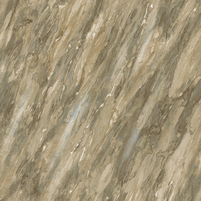 Dutch Wallcoverings Dutch Wallcoverings - Venezia- Marbre taupe glitter - Vliesbehang - 10m x 53cm - M663-08