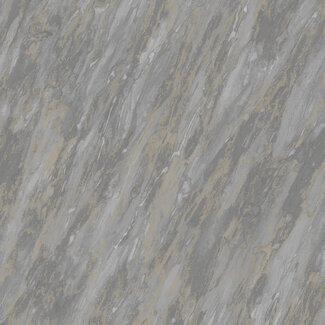 Dutch Wallcoverings Vliesbehang - Venezia- Marbre d.beige/goud glitter - M663-19