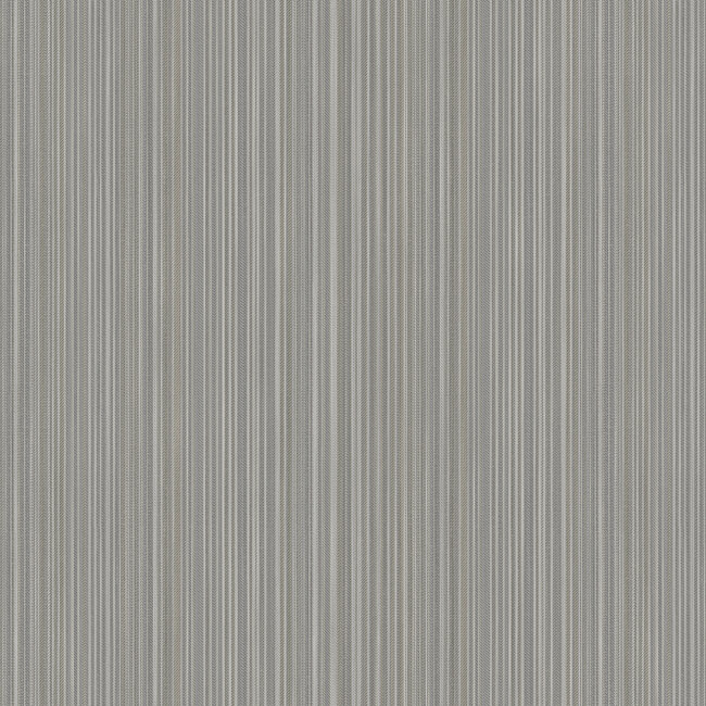 Dutch Wallcoverings Dutch Wallcoverings - Venezia- streep brn/grs glitter 106cm - Vliesbehang - 10m x 53cm - M665-89D