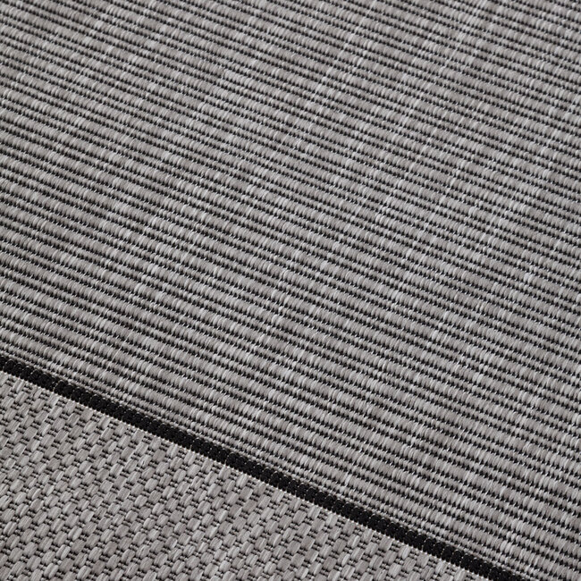 Dutch Lifestyle Aria- Polypropyleen - Vloerkleed - Grijs/zwart