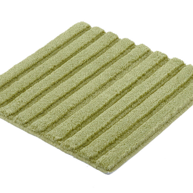 Kleine Wolke Kleine Wolke Badmat Cord dill 60x60 cm (groen)