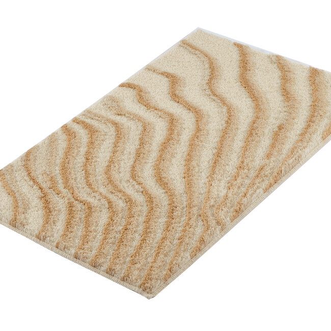 Kleine Wolke Kleine Wolke Badmat Terrace sandbeige 60x100 cm (bruin)