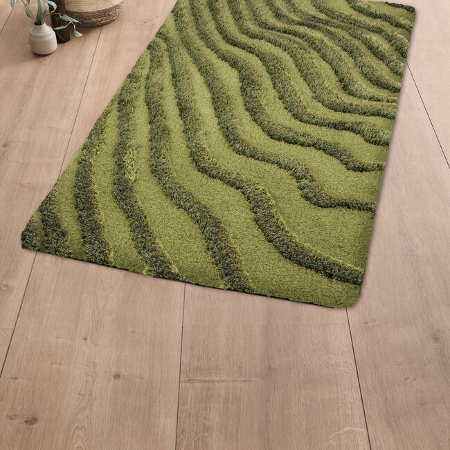 Kleine Wolke Kleine Wolke Badmat Terrace dill 70x120 cm (groen)