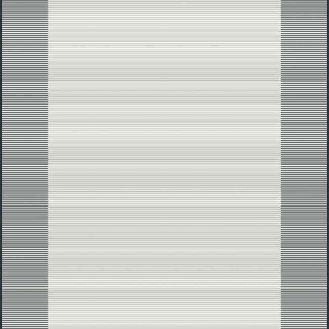 Dutch Lifestyle Boord- Viscose/katoen  - Vloerkleed - Antraciet/ecru