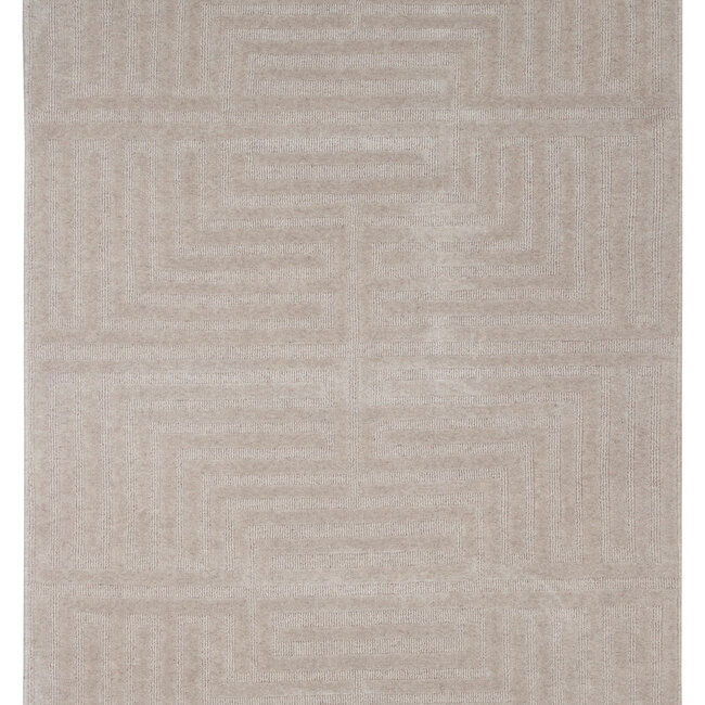 Dutch Lifestyle Clay 1 - Wol/katoen - Vloerkleed - Beige
