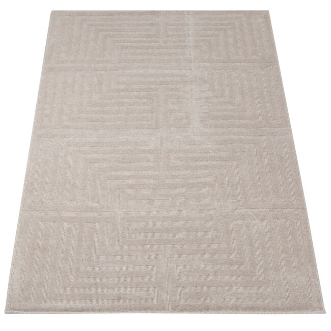 Dutch Lifestyle Clay 1 - Wol/katoen - Vloerkleed - Beige