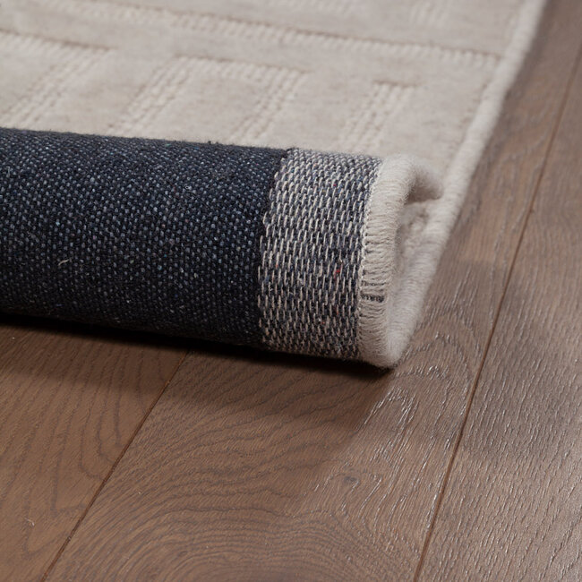 Dutch Lifestyle Clay 1 - Wol/katoen - Vloerkleed - Beige