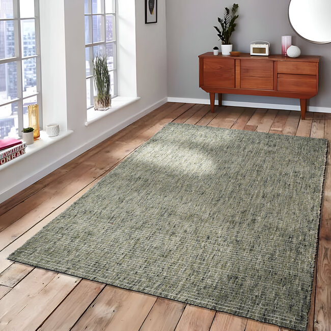 Dutch Lifestyle Driftwood Groen - Jute - Vloerkleed - Groen