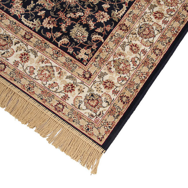 Dutch Lifestyle Farshian Hereke 2 Navy - Viscose - Vloerkleed - Multicolor