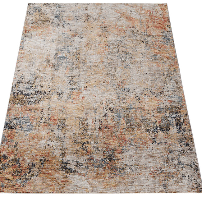 Dutch Lifestyle Matera 3 Rust/beige - Polyester - Vloerkleed - Multicolor
