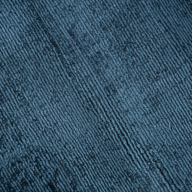 Dutch Lifestyle Milan König donkerblauw - Viscose- Vloerkleed - Blauw