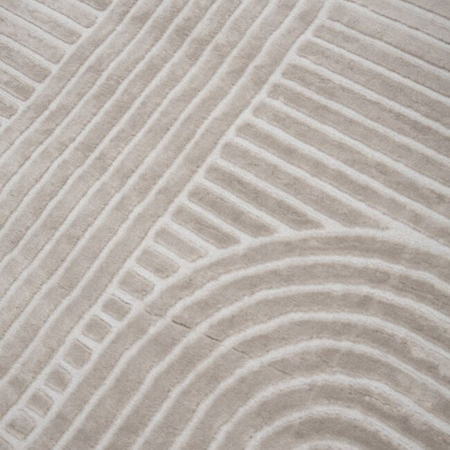 Dutch Lifestyle Mito 2 Beige - PP/Polyester - Vloerkleed - Beige