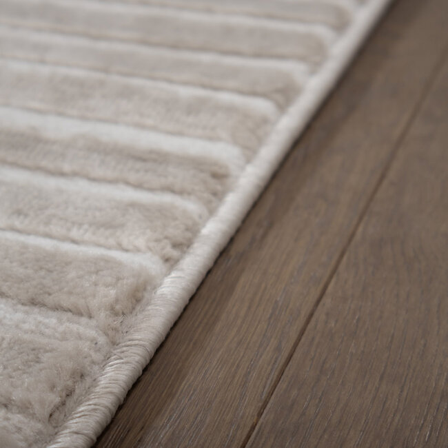 Dutch Lifestyle Mito 2 Beige - PP/Polyester - Vloerkleed - Beige