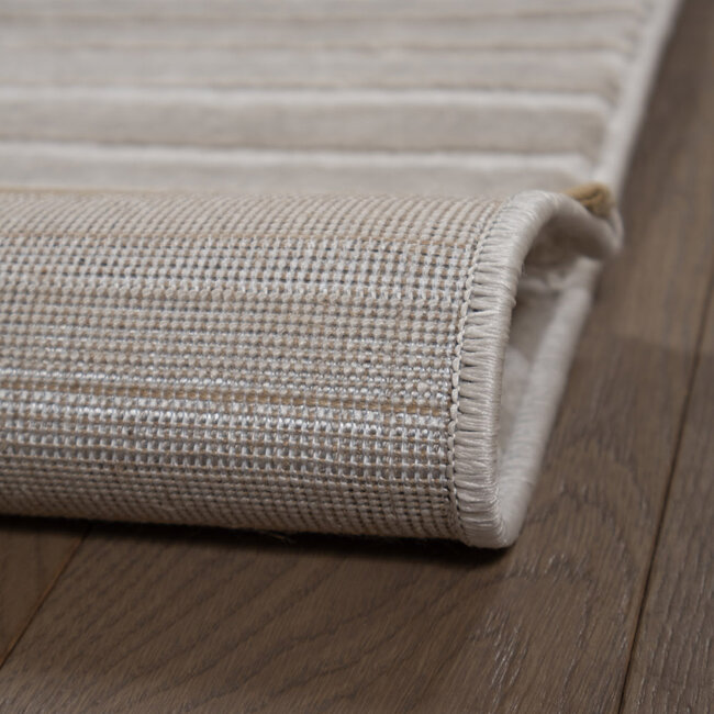 Dutch Lifestyle Mito 2 Beige - PP/Polyester - Vloerkleed - Beige