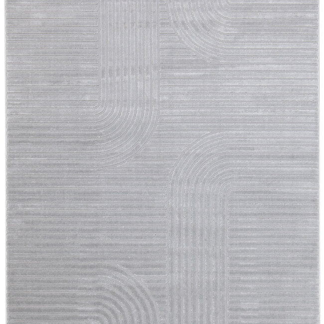 Dutch Lifestyle Mito 2 Grijs- PP/Polyester - Vloerkleed - Grijs