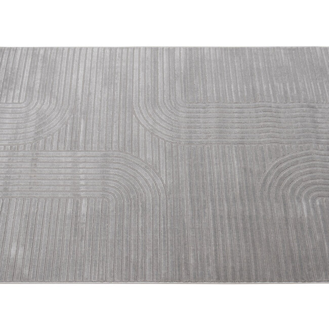 Dutch Lifestyle Mito 2 Grijs- PP/Polyester - Vloerkleed - Grijs