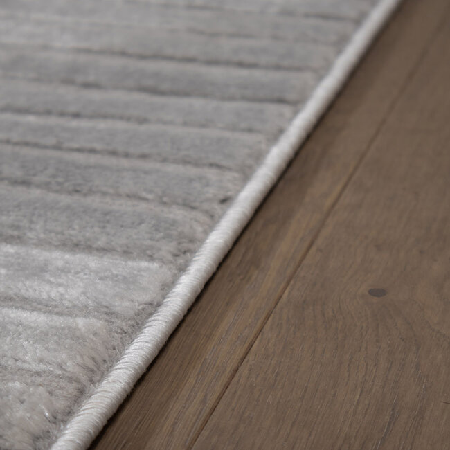 Dutch Lifestyle Mito 2 Grijs- PP/Polyester - Vloerkleed - Grijs