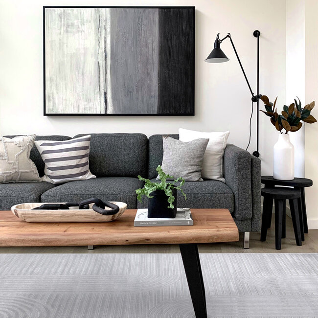 Dutch Lifestyle Mito 2 Grijs- PP/Polyester - Vloerkleed - Grijs