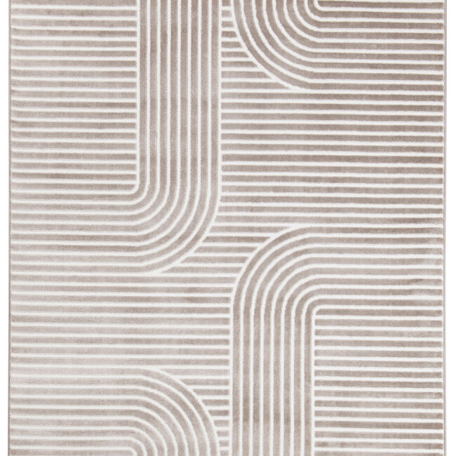 Dutch Lifestyle Mito 2 Taupe- PP/Polyester - Vloerkleed - Taupe