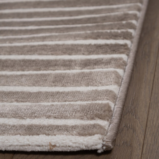 Dutch Lifestyle Mito 2 Taupe- PP/Polyester - Vloerkleed - Taupe