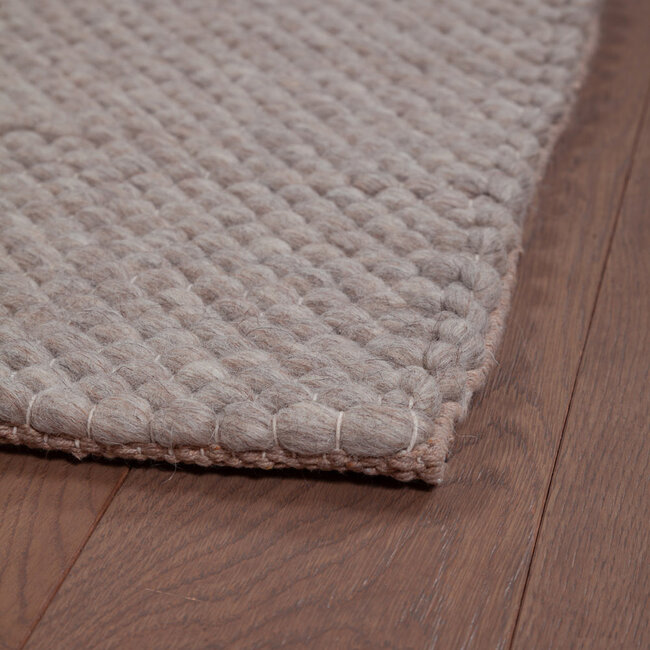 Dutch Lifestyle Naive Beige- Wol/Katoen - Vloerkleed - Beige