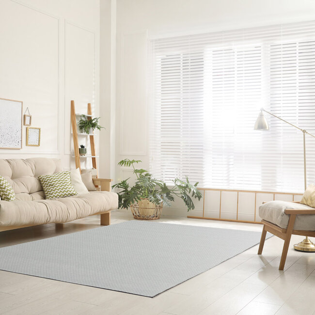 Dutch Lifestyle Naive Ice- Wol/Katoen - Vloerkleed - Grijs