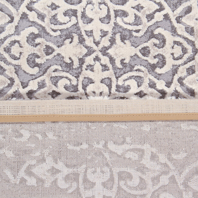 Dutch Lifestyle New Ornamental Grijs - Polyester/PP - Vloerkleed - Grijs