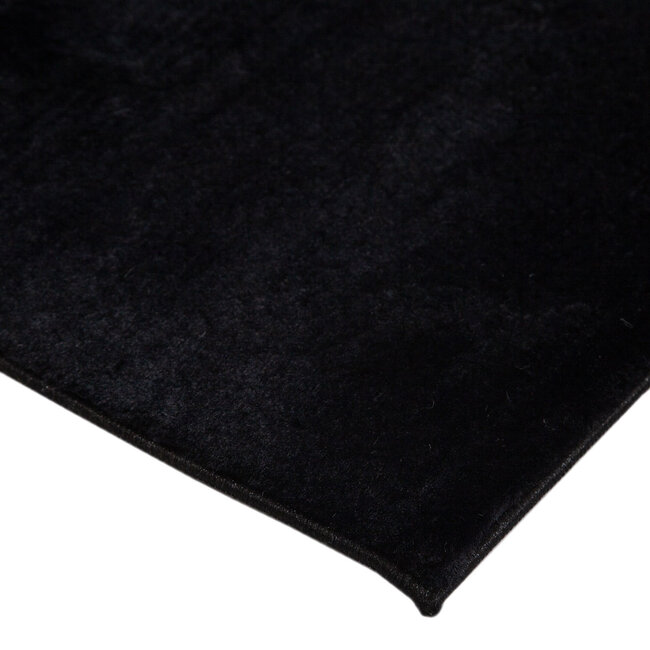 Dutch Lifestyle New Touch Zwart- Polyester - Vloerkleed - Zwart