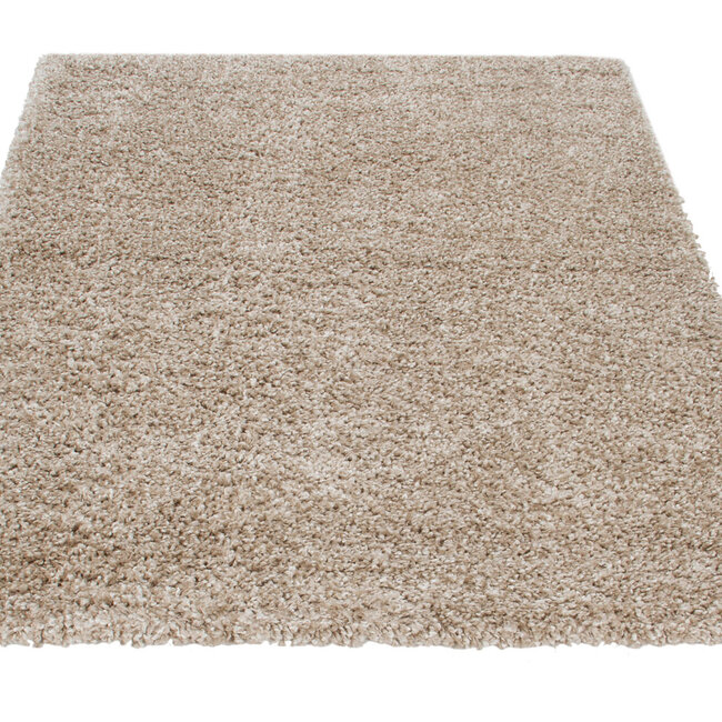 Dutch Lifestyle Shaggy Boston beige - PP/Jute - Vloerkleed - Beige