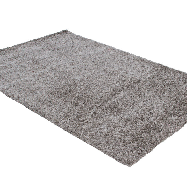 Dutch Lifestyle Shaggy Boston grey- PP/Jute - Vloerkleed - Grijs