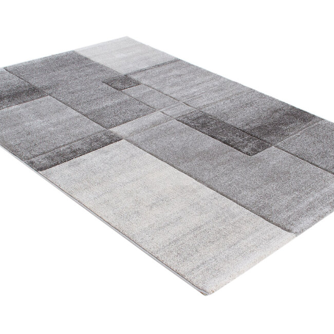 Dutch Lifestyle Timelapse Grey- PP/Jute - Vloerkleed - Grijs