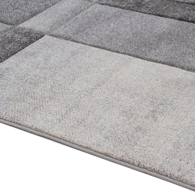 Dutch Lifestyle Timelapse Grey- PP/Jute - Vloerkleed - Grijs