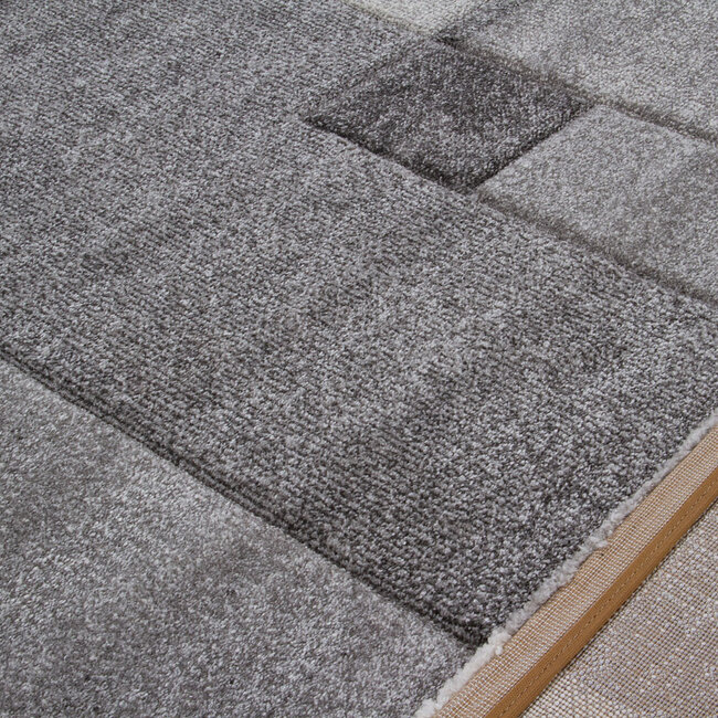 Dutch Lifestyle Timelapse Grey- PP/Jute - Vloerkleed - Grijs