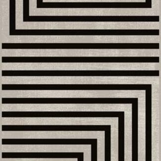 Dutch Lifestyle Vierkant Ecru/grijs - Acryl/Viscose - Vloerkleed - Ecru/beige