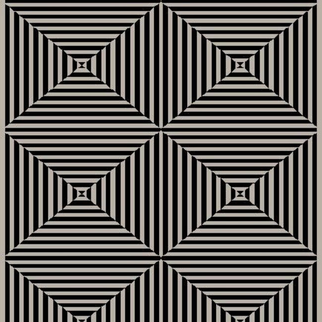 Dutch Lifestyle Vierkant Beige/grijs - Viscose/Katoen - Vloerkleed - Zilver/grijs