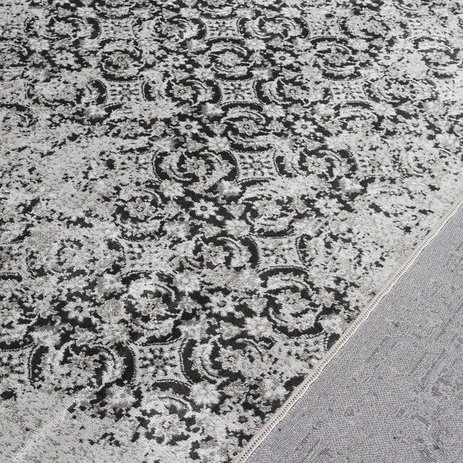 Dutch Lifestyle Vintage C - Viscose - Vloerkleed - Grijs