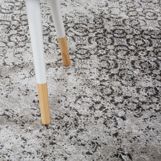 Dutch Lifestyle Vintage C - Viscose - Vloerkleed - Grijs