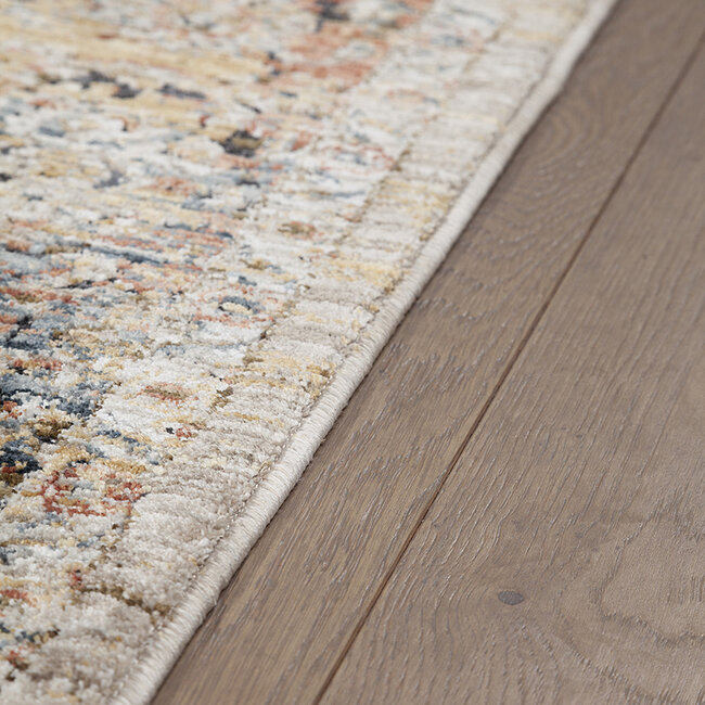 Dutch Lifestyle Matera Classic Grey- Polyester/Katoen - Vloerkleed - Multicolor