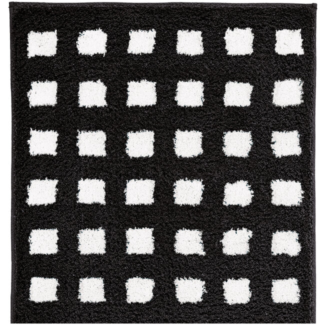 Kleine Wolke Kleine Wolke badmat Boxes 55x65 cm (zwart/wit)