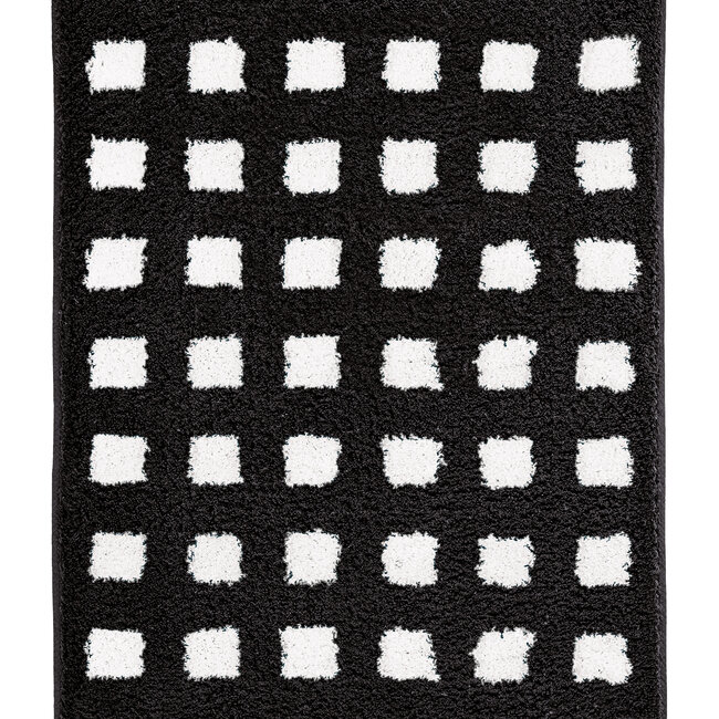 Kleine Wolke Kleine Wolke badmat Boxes 60x90 cm (zwart/wit)