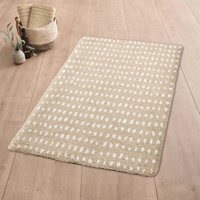 Kleine Wolke Kleine Wolke badmat Dottino 60x90 cm (bruin)