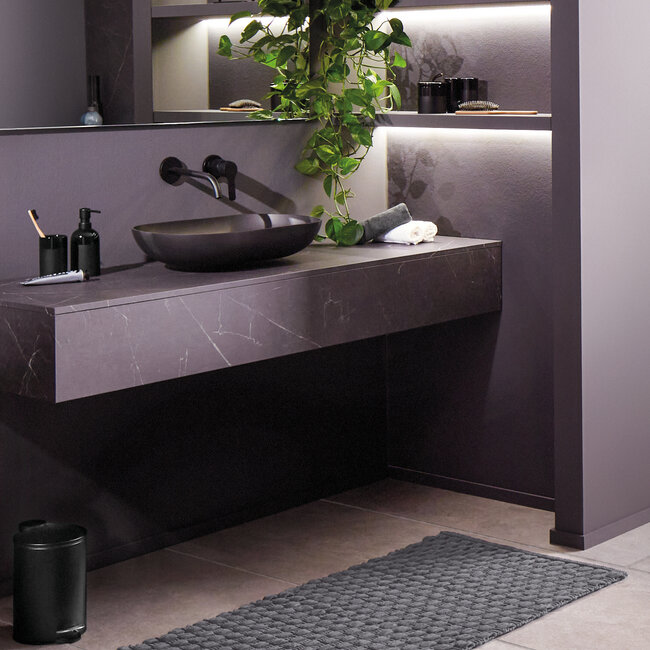 Kleine Wolke Kleine Wolke badmat Matino 60x60 cm (grijs)