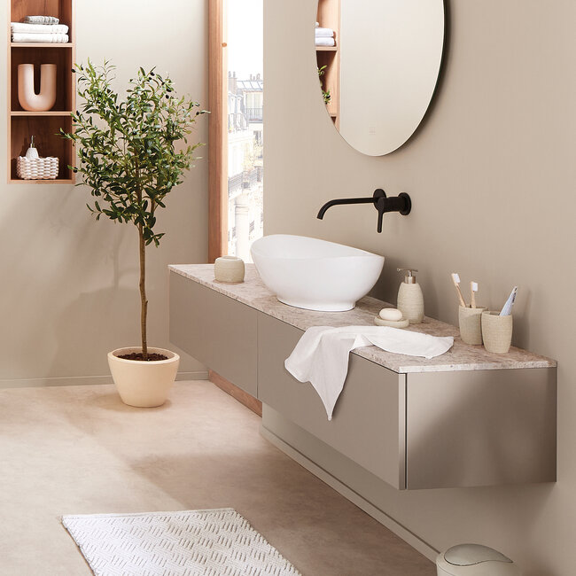 Kleine Wolke Kleine Wolke badmat Switch 60x90 cm (bruin)